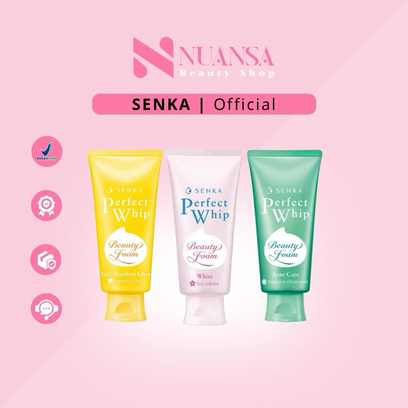 SENKA Perfect Whip / SENKA FACIAL WASH / Pencuci Muka