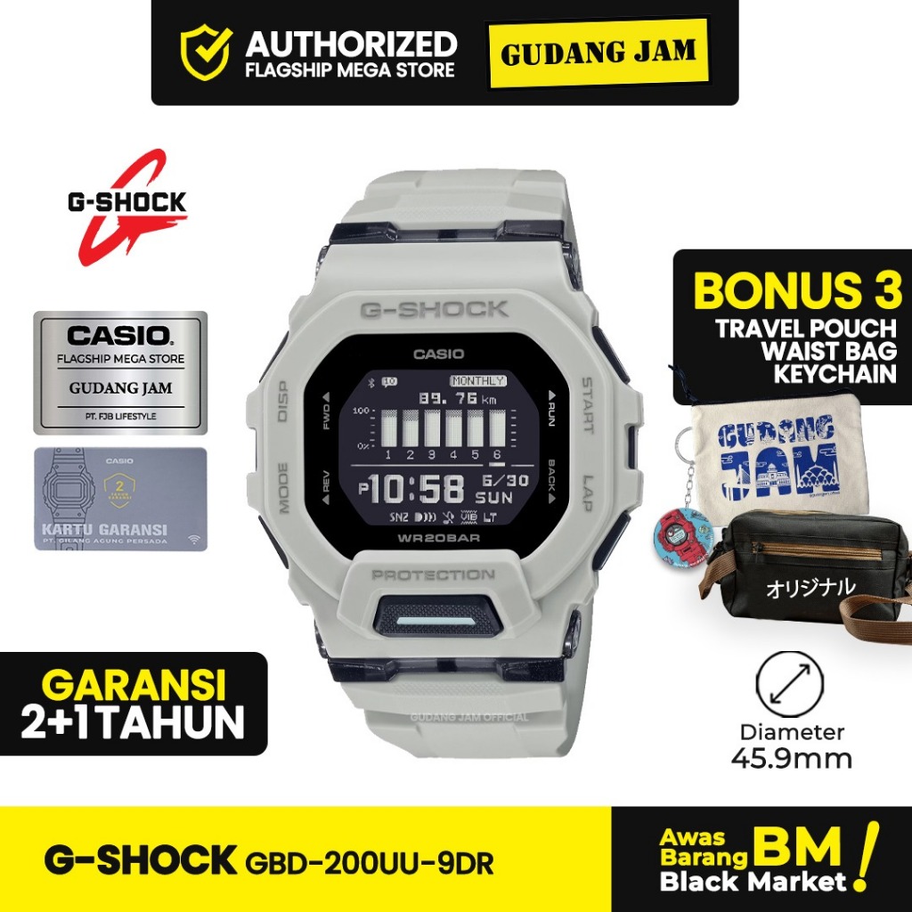 Jam Tangan G-Shock GBD-200UU-9DR GBD-200UU GBD-200 GBD200UU GBD 200UU