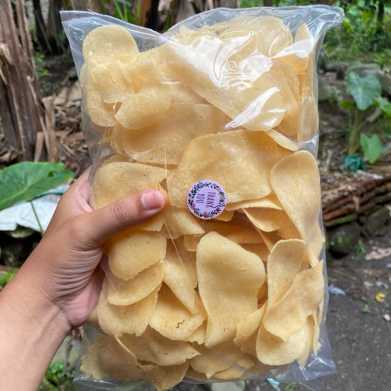 

KERIPIK GETUK/KERIPIK JETKOLET KHAS MAGELANG SUPER RENYAH Kripik Snack Cemilan Asin Food Pedas