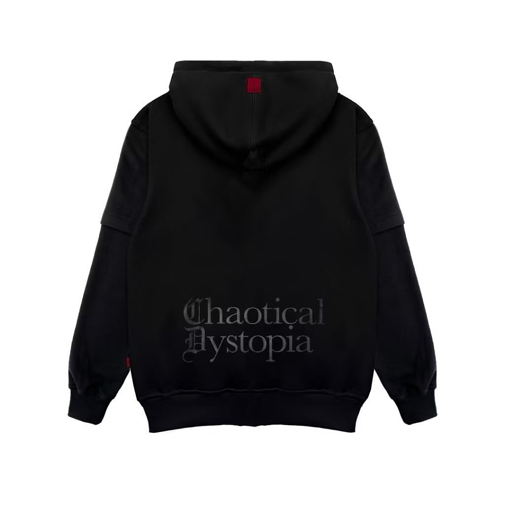 LUDENS HOODIE - DEATH HOODIE DS BLACK