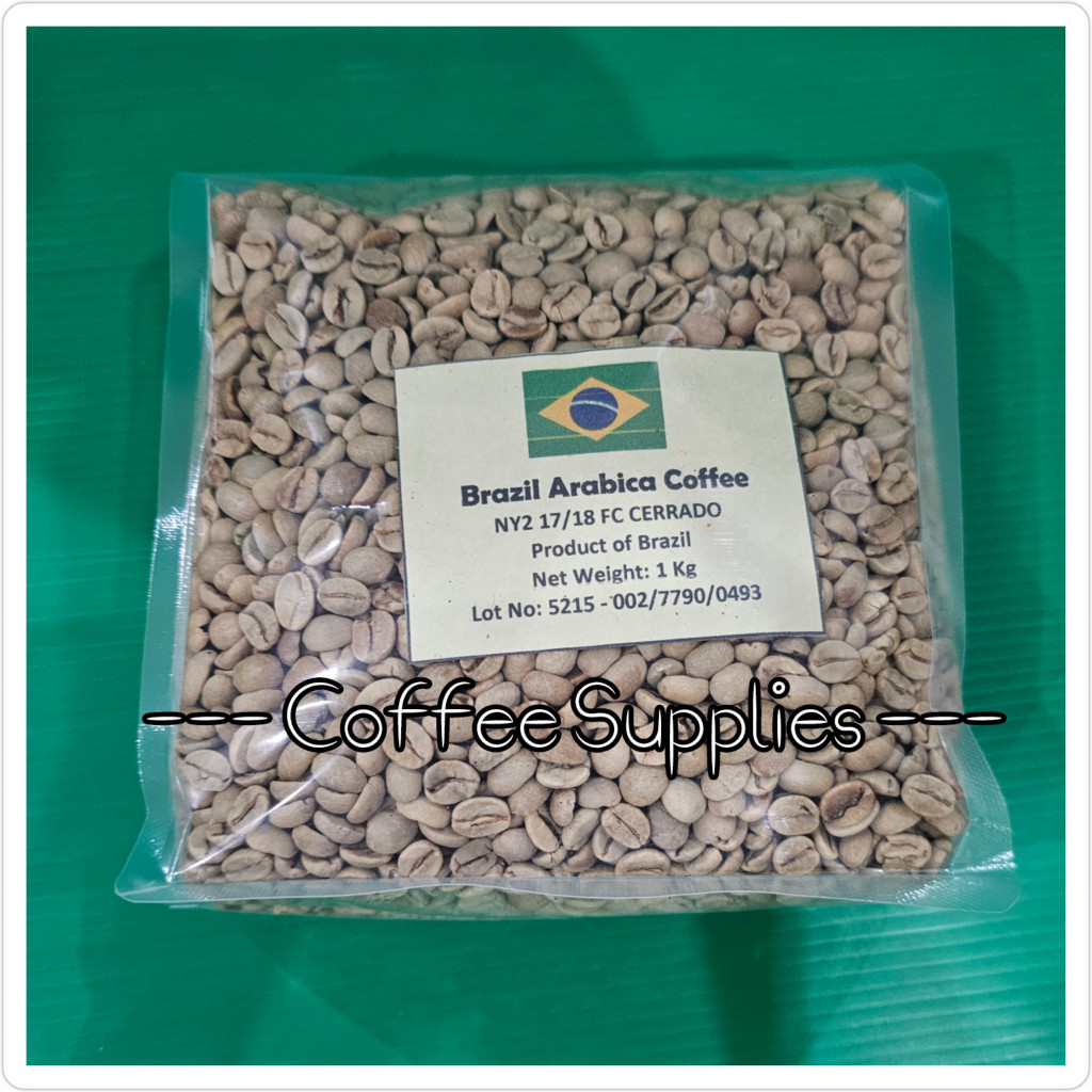 

ARABICA BRAZIL NATURAL 17/18 COFFEE GREEN BEAN biji kopi mentah import