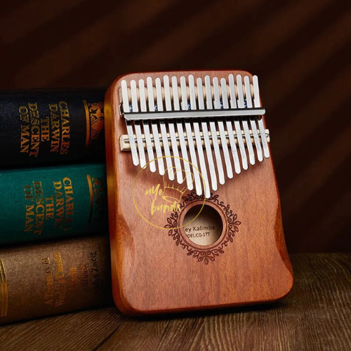 Instrumen Alat Musik Petik Kalimba Calimba Kayu Mahogani 17 Nada Mainan Edukasi Anak High Quality