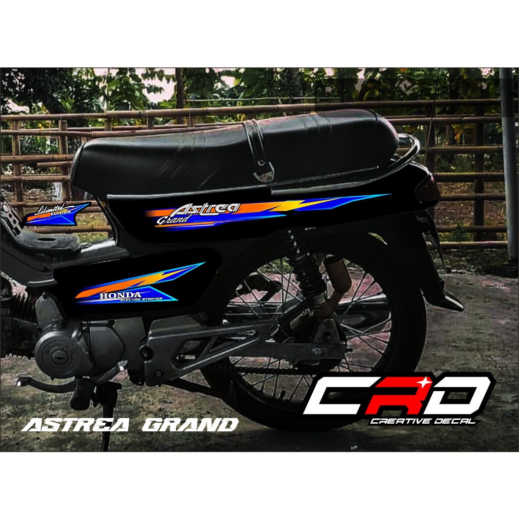 STRIPING STIKER LIS VARIASI HONDA ASTREA GRAND BULUS STIKER ASTREA GRAND