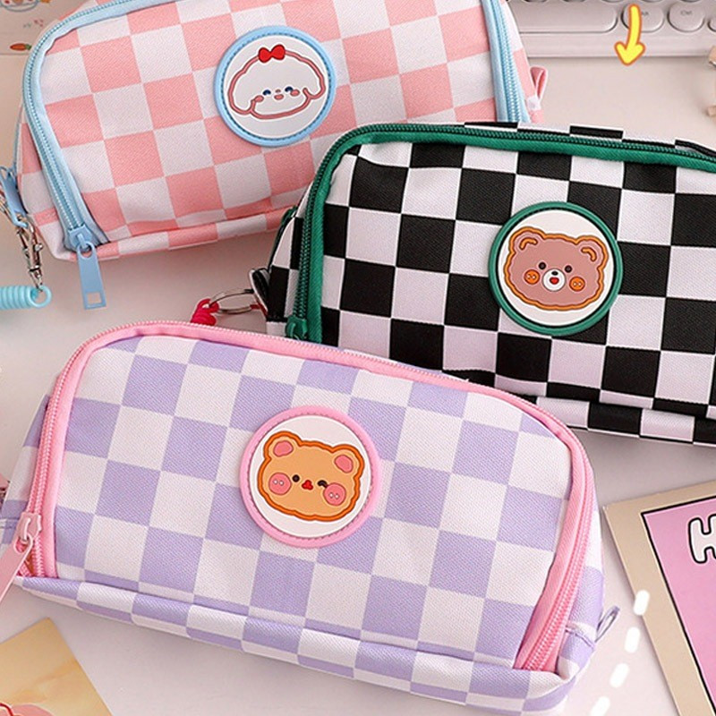 

Tempat pensil aesthetic terbaru pencil case box pensil korea organizer box pensil cute kontak kotak premium
