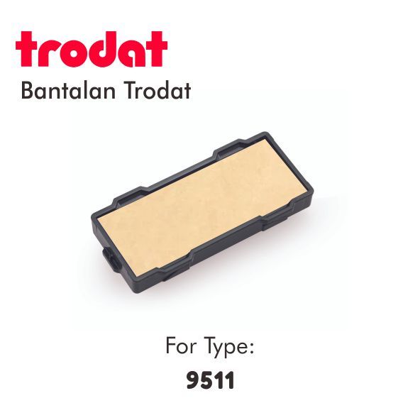 

Replacement Ink Pad / Snow Pad Trodat 9511 / 9512 Tanpa Warna