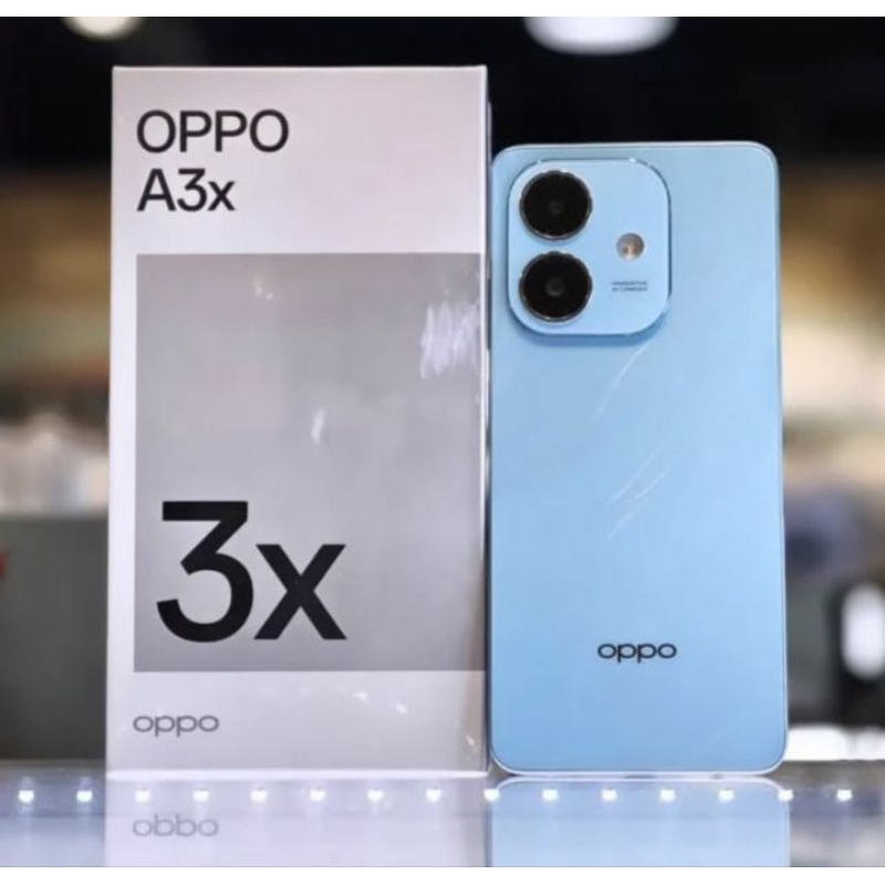 OPPO A3X RAM 8/256GB SECOND NEW LIKE FULLSET GARANSI(ORIGINAL)