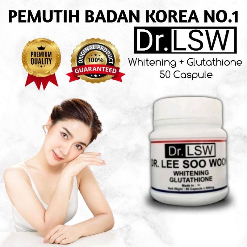 Dr lsw pemutih badan dan wajah asli korea