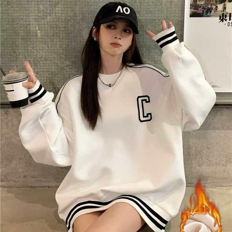 [LaVaylin] LV031 Top Atasan Oversize Sweater Wanita Korea Texture Premium Fashion Modern Terbaru