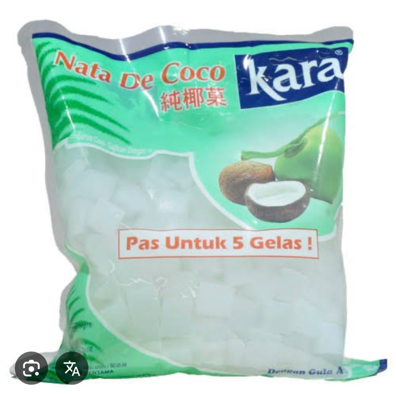 

Nata De Coco Kara 1 Dus Karton isi 6 bags x 1000 gr Kotak Dadu / Refill Plain Pouch 6 bungkus x 1000 gram / 6 x 1 kg