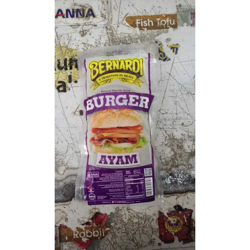 

Bernardi Burger Ayam 250 GR