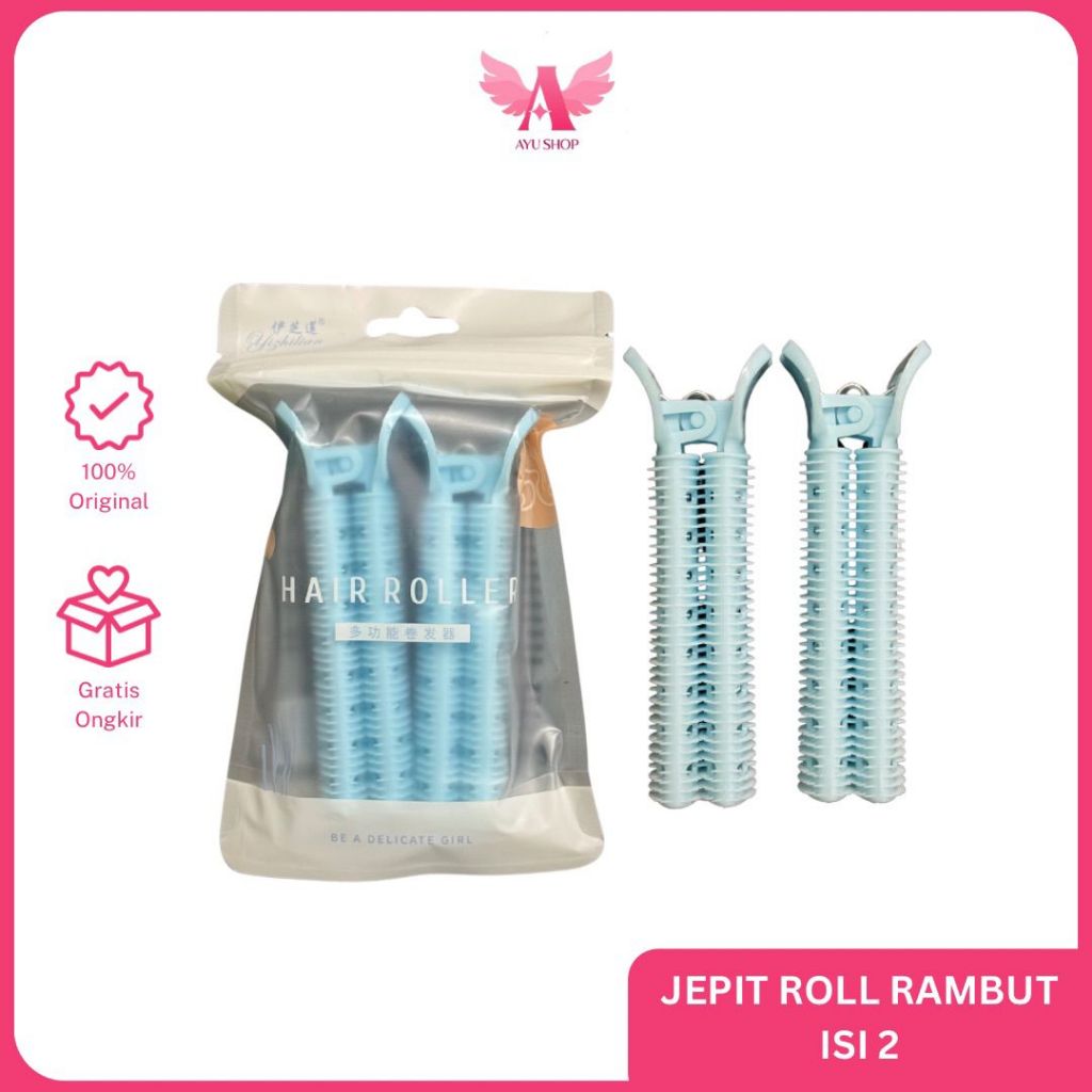 Roll Rambut + Jepit Rambut Isi 2