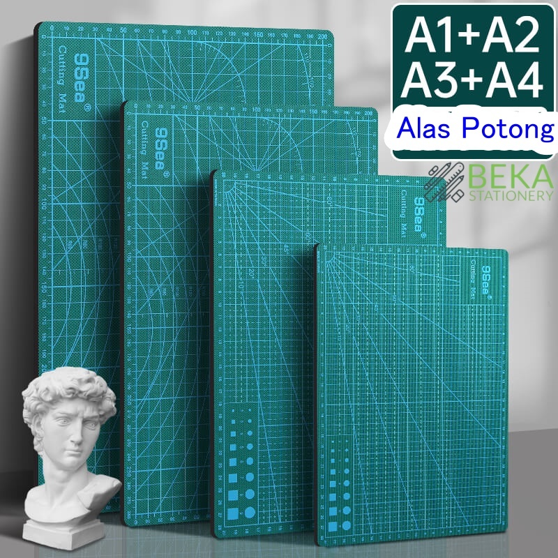 

Cutting Mat A1/A2/A3/A4 PVC - Alas Potong Kerajinan Tangan Tipis - Crafting Mat Pad - Work Cutting Pad -Alas Pemotong Tiga Lapisan，Bahan menebal, Dengan penggunaan berulang
