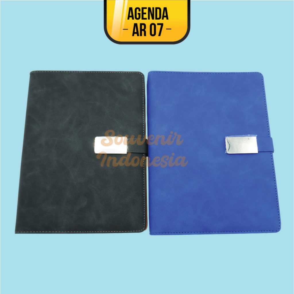 

Agenda Notebook Memo Planner - Elegan & Fungsional Custom Logo/Nama AR 07