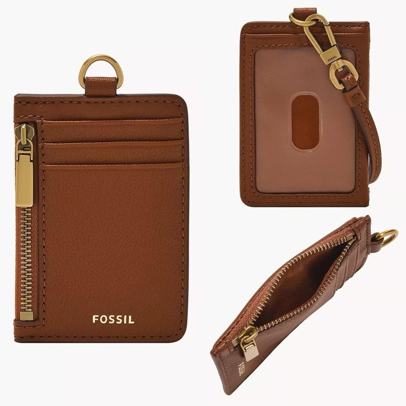 

fossiloriginal lanyard brown