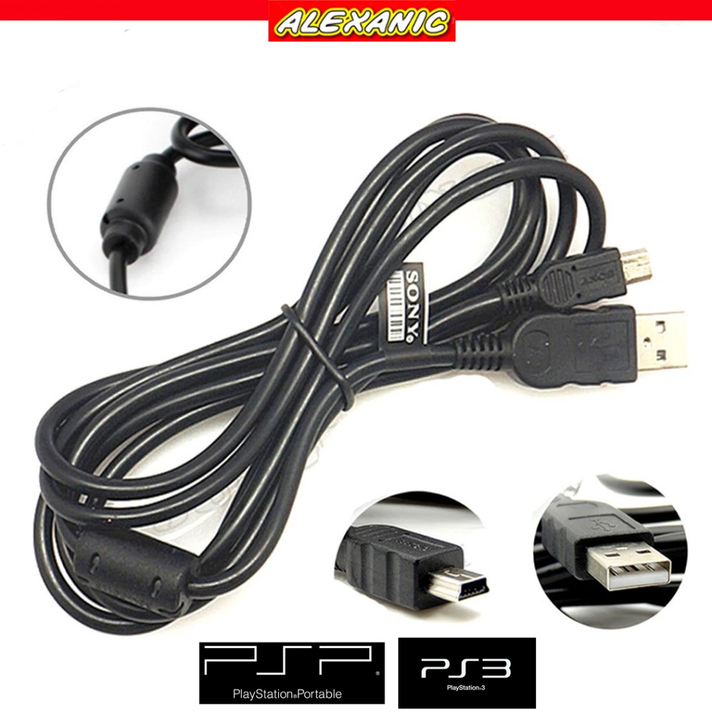 Kabel USB Charger PS3 / PSP Kabel USB Mini Charge PS3 Controller Kabel USB PSP Kabel USB Stik PS3