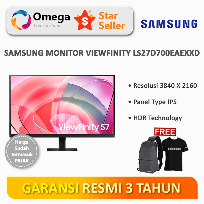 Monitor Samsung Viewfinity LS27D700EAEXXD 27" IPS