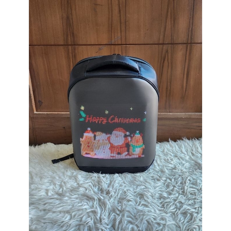 Tas Ransel LED Pria Laptop Pixel New Dynamic