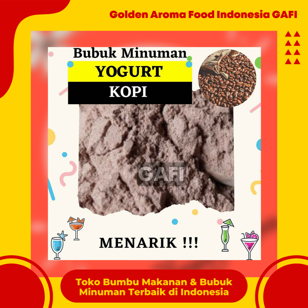 

Bubuk Yogurt Kopi Premium 1 kg Supplier Bubuk Minuman Yogurt Instan Serbuk Es Yogurt Susu Olahan Ekonomis Original Powder Drink Coffee Ekonomis Terdekat Murah GAFI