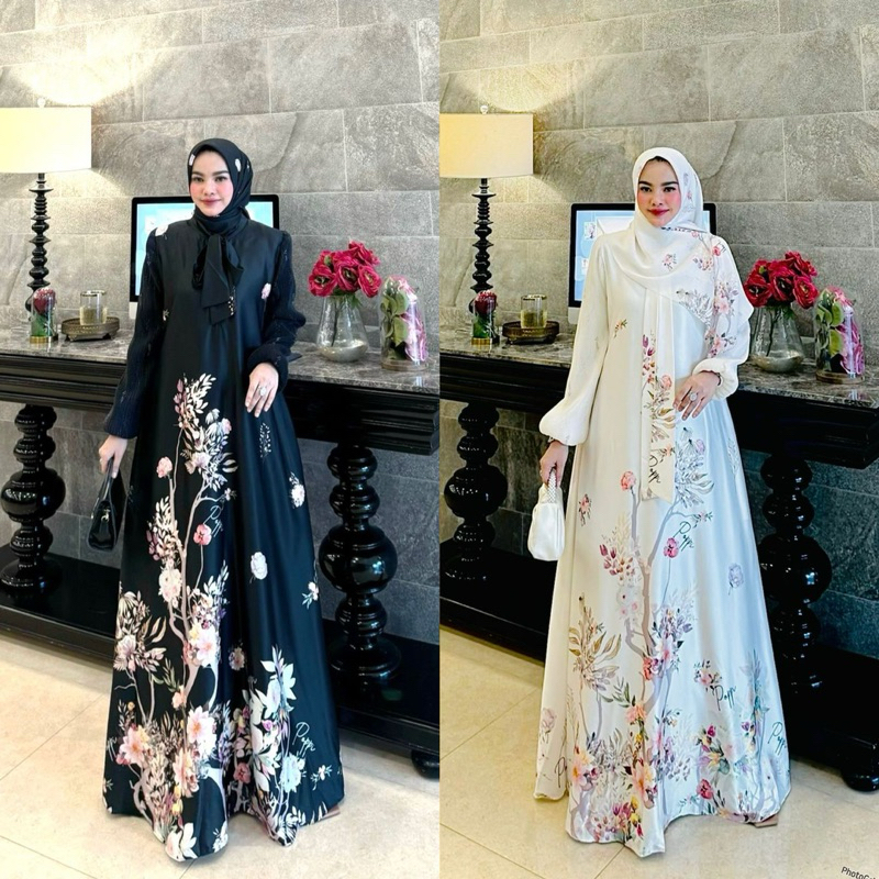 NEW SHANIA SET DRESS / GAMIS SET HIJAB PREMIUM