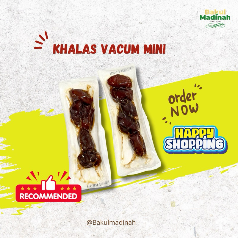 

[Bakul Madinah] - Kurma Khalas Vaccum Ekonomis
