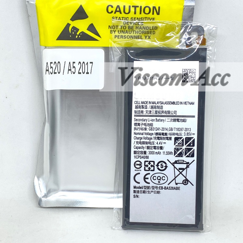 Baterai A520 / A5 2017 ORI BA520ABE / ba520abe