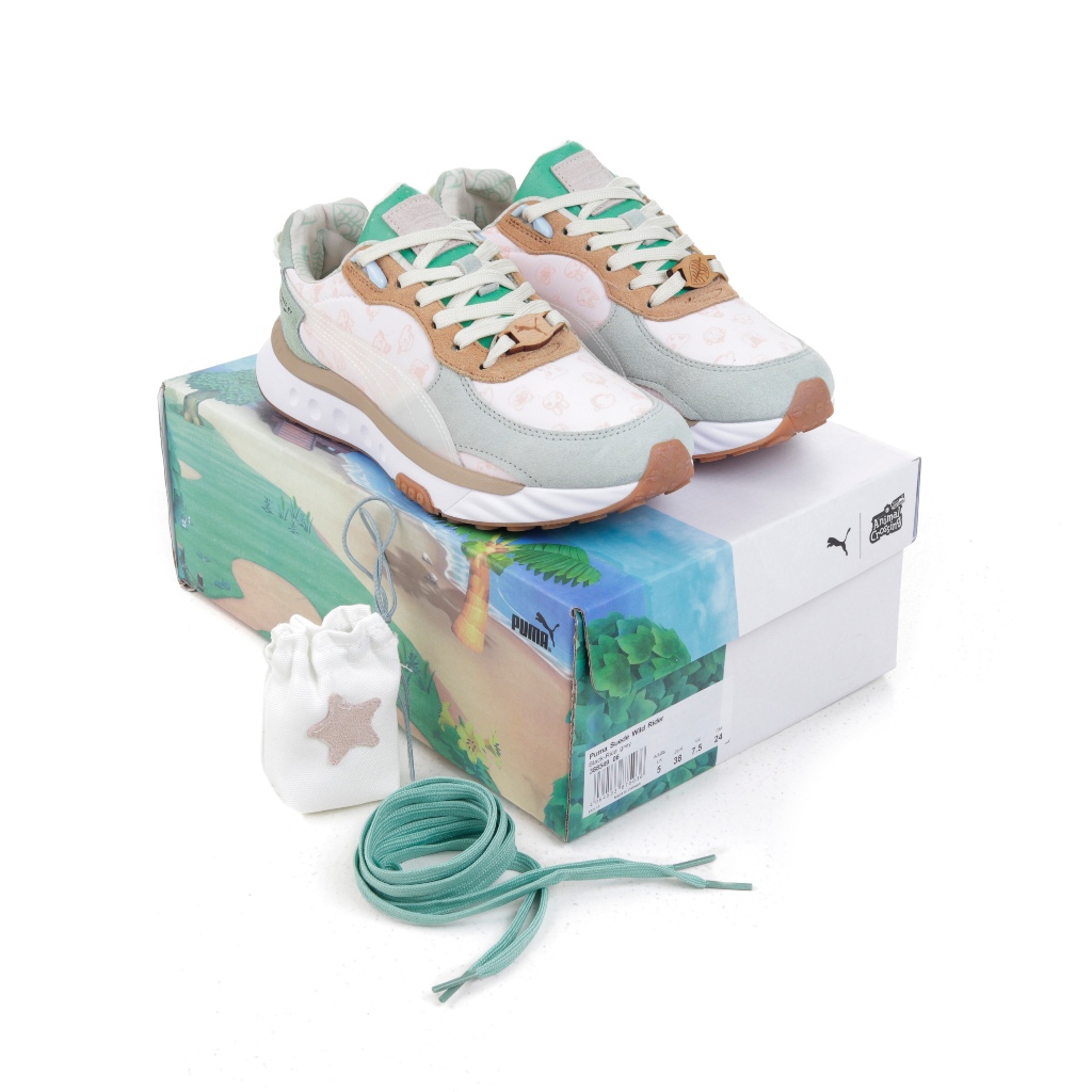 (SLPRDS) Sepatu Sneakers Puma Animal Crossing Wild Rider New Horizons