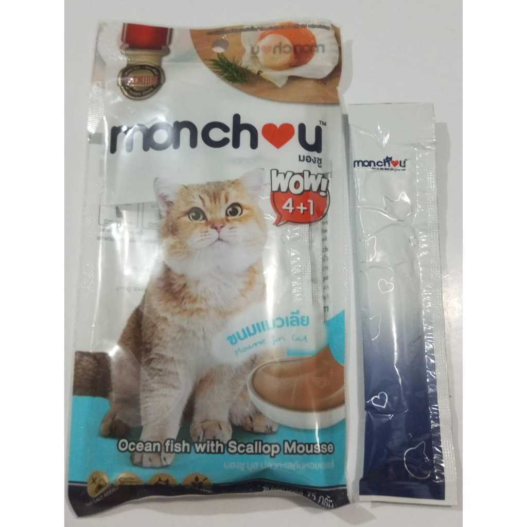 Monchou Adult Cat Wet Snack Cemilan Kucing DEwasa  15gr 1sascet