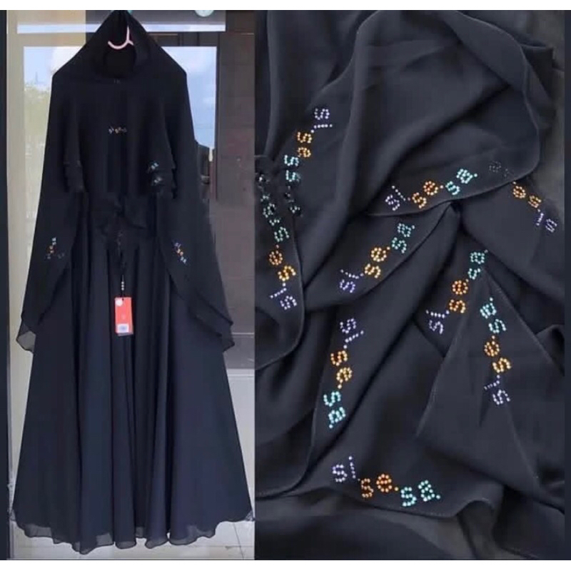 [SALE] SET GAMIS & KHIMAR SULTAN KECE LOOK SISESA
