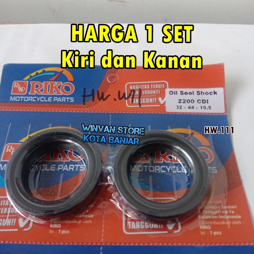 Oil Sil Seal Shock Depan 32 44 10.5 - 32x44x10,5 mm seal shok breker BInter Merzy KZ200 CDI