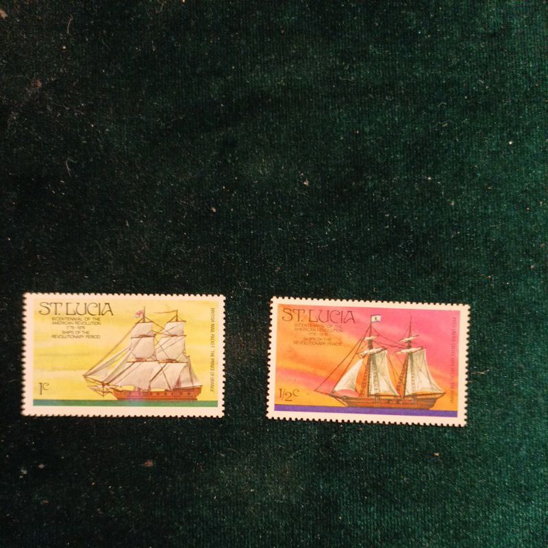 

Stamp Prangko ST. LuciaBecentennial of the American Revolution 1976-1978