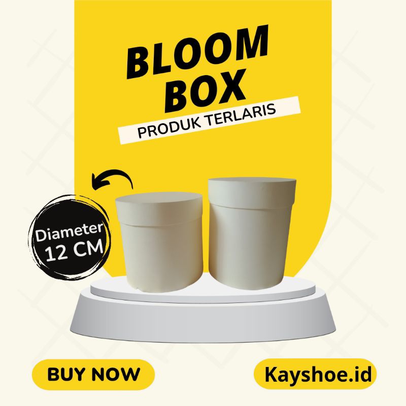 

Kayshoe.id ~ Bloom Box Bulat Premium D. 12 Cm (Kotak Kado, Kotak Bunga, Flower Box, Hiasan Bunga, Round Box, Gift Box)