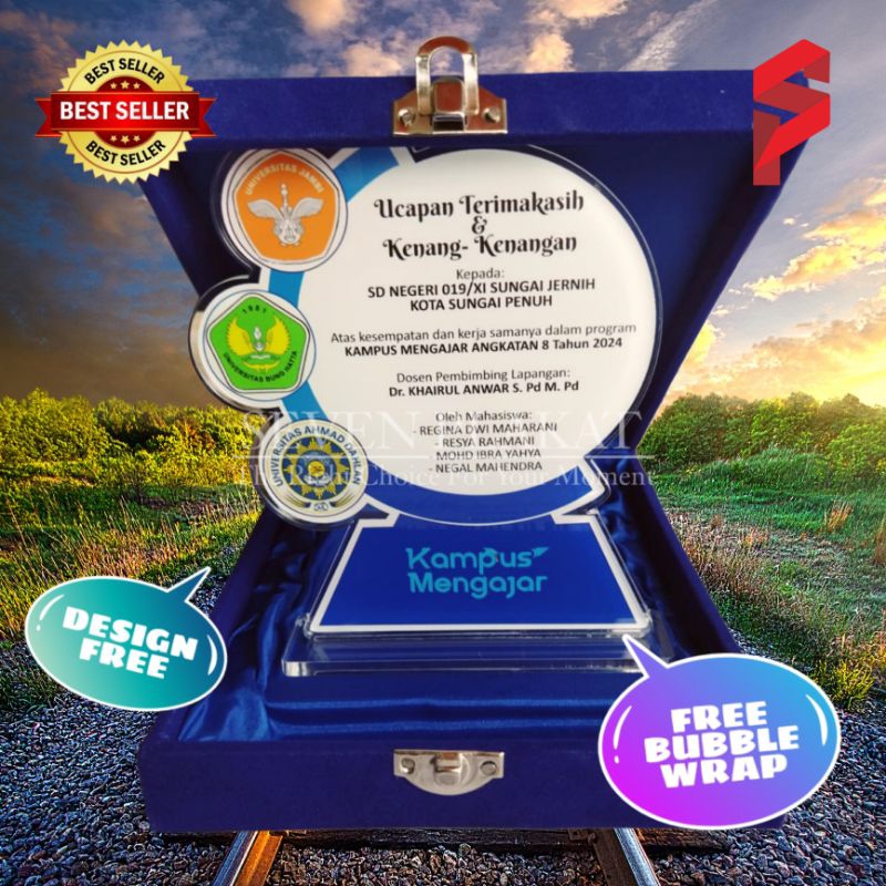 Plakat Akrilik PKL | Plakat Kampus Mengajar | Plakat PLP | Plakat Foto | Plakat Seminar | Plakat KKN