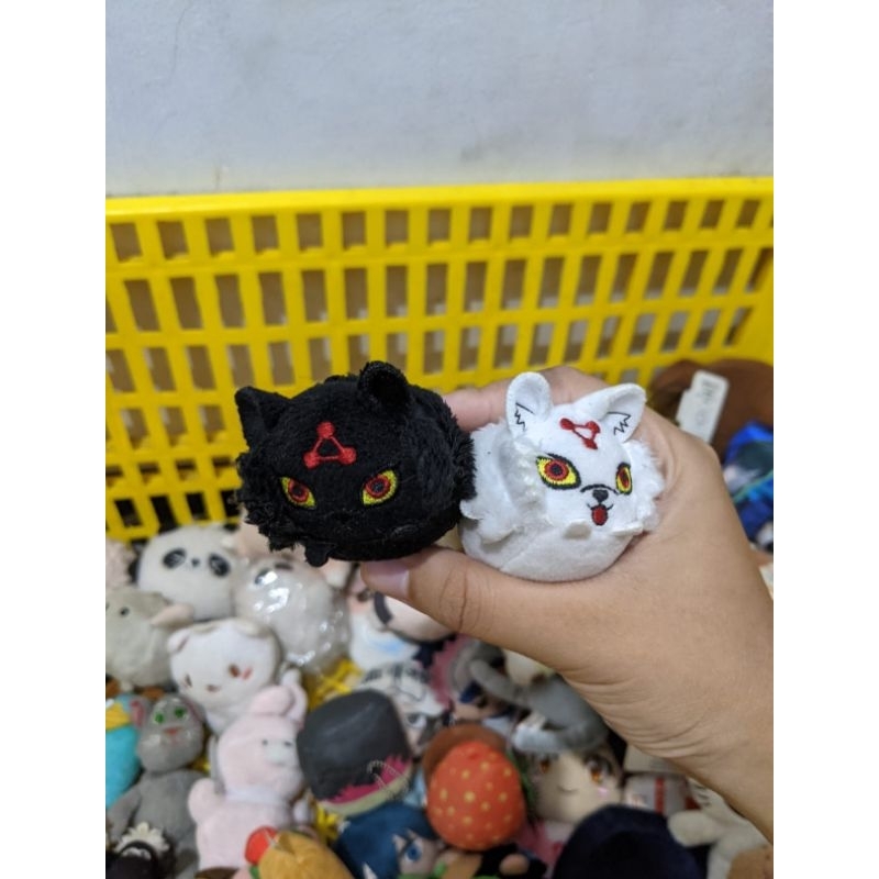 Mamekororin Divine Dogs Megumi Fushiguro Jujutsu Kaisen Keychain Plushie Gantungan kunci boneka