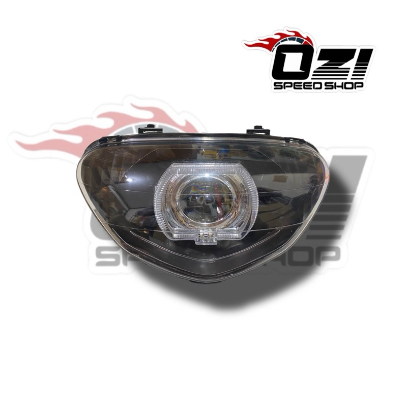 Reflektor lampu depan mio smile & sporty set billed projie Head lamp mio sporty mio smile plus bille