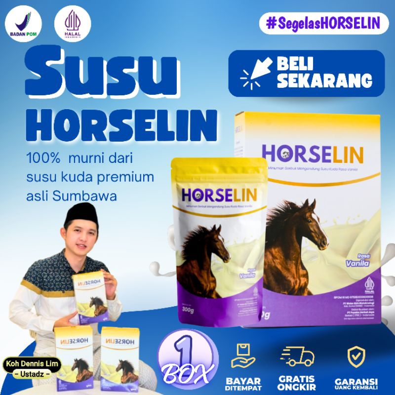 

Horselin Susu Kuda Liar Premium Asli Sumbawa Atasi Nyeri Sendi Pegal Linu Asam Urat Original 200gr