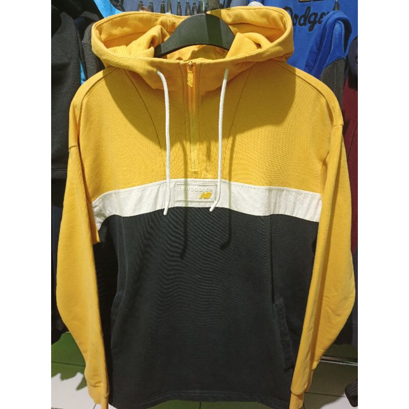 Hoodie NEW BALANCE SECOND ORIGINAL ( colorblock, center logo rubber)