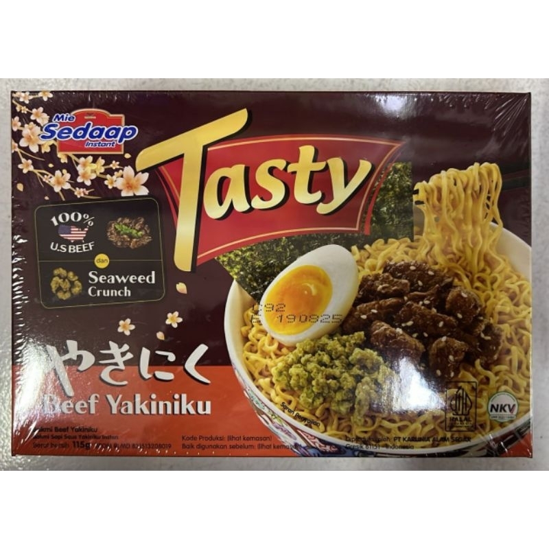 

Mie Sedap tasty 115g beef yakiniku | chicken teriyaki | Bakmi ayam