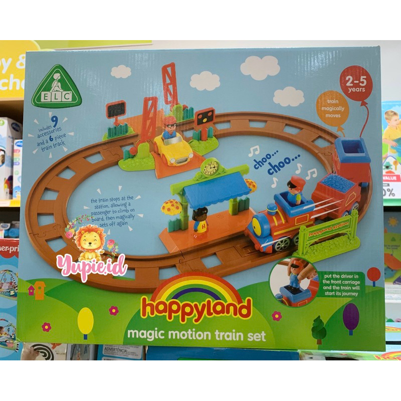 happyland magic motion train playset