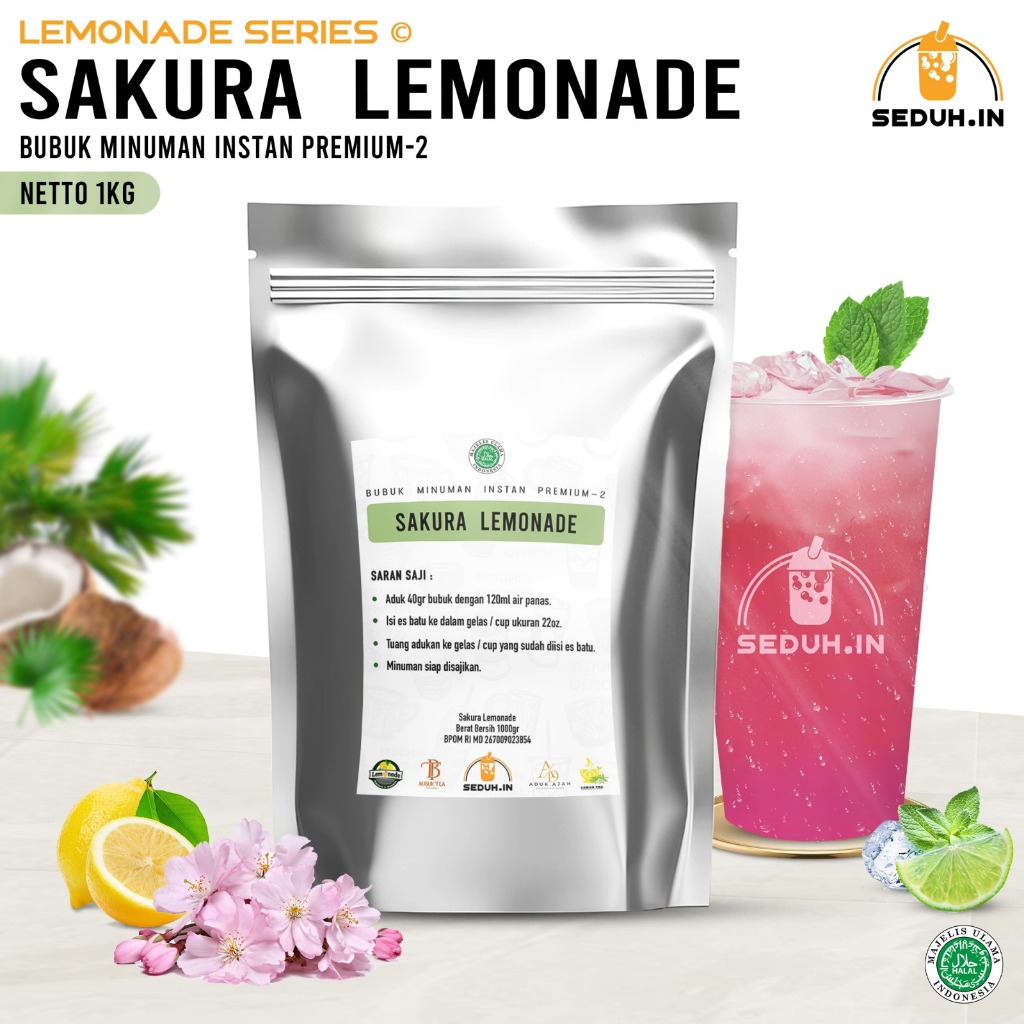 

Sakura Lemonade 1kg / Bubuk Minuman Premium 2