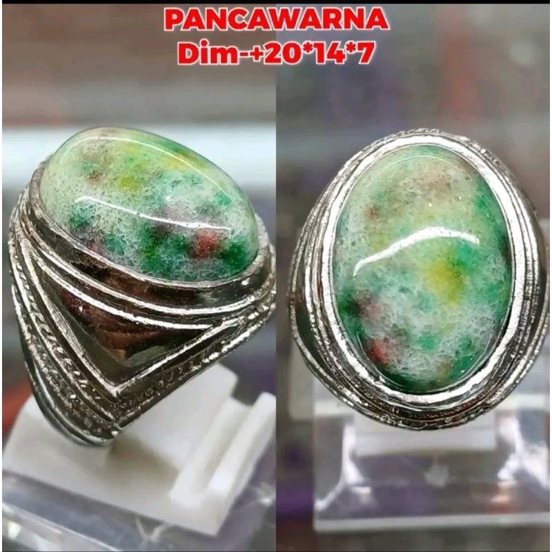 Cincin batu panca warna