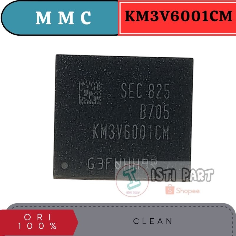 IC MMC KM3V6001CM BGA 254 /128GB CLEAN garansi cek box