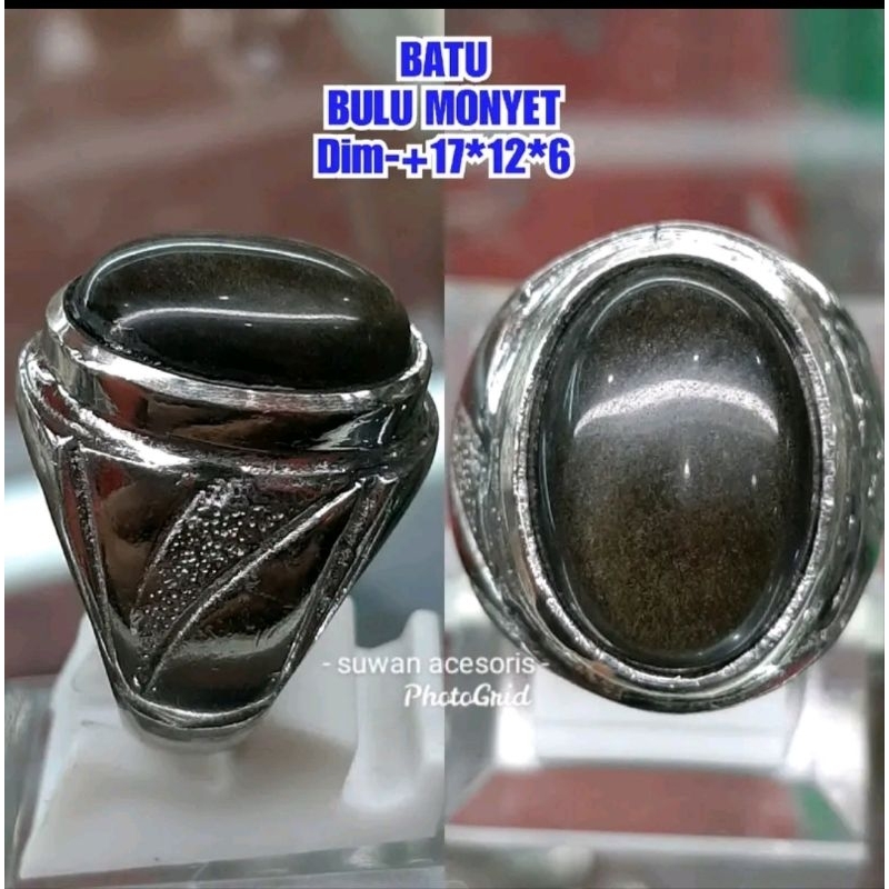Cincin batu bulu monyet