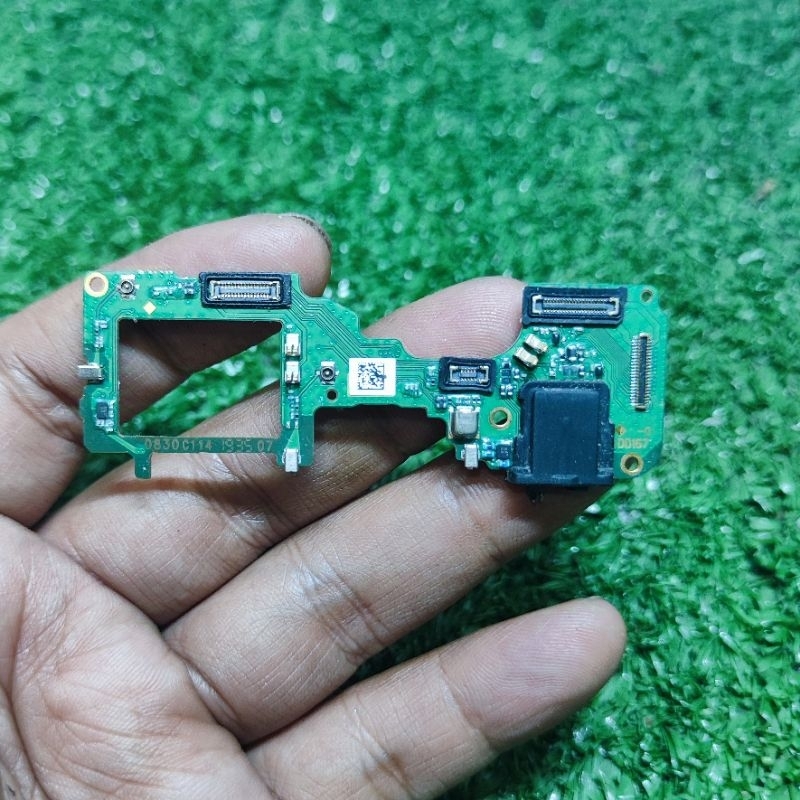 Papan Konektor Headset Oppo Reno 2f Cph1989 - Board Bawah - Ori Copotan