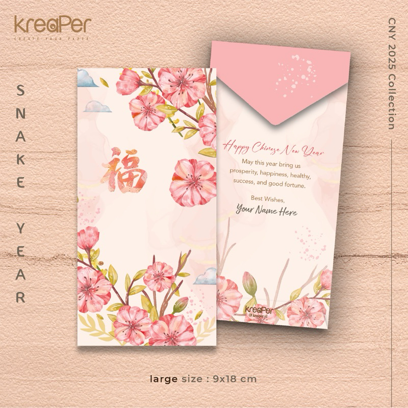 

AMPLOP / ANGPAO IMLEK CNY 2025 TAHUN ULAR PREMIUM (BLOOM-01)