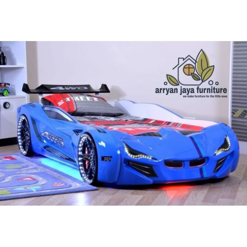 tempat tidur anak karakter mobil