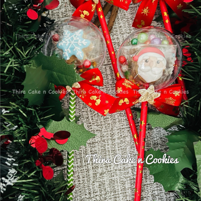

Ready akrilik gluten free cookies isi 2 bolak balik hias natal kado hamper gift christmas kukis kue kering santa