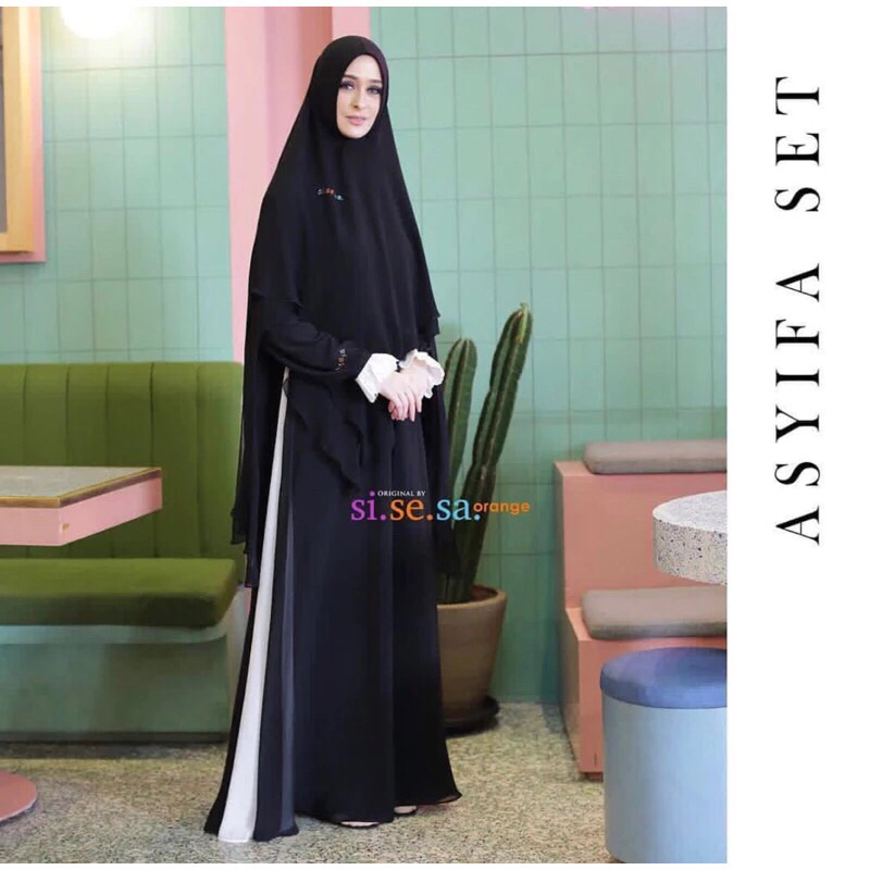 [SALE] SET GAMIS & KHIMAR KD 19 LOOK SISESA