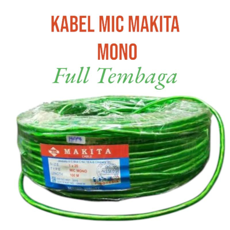 Kabel mic makita 1meter - Kabel mic mono makita
