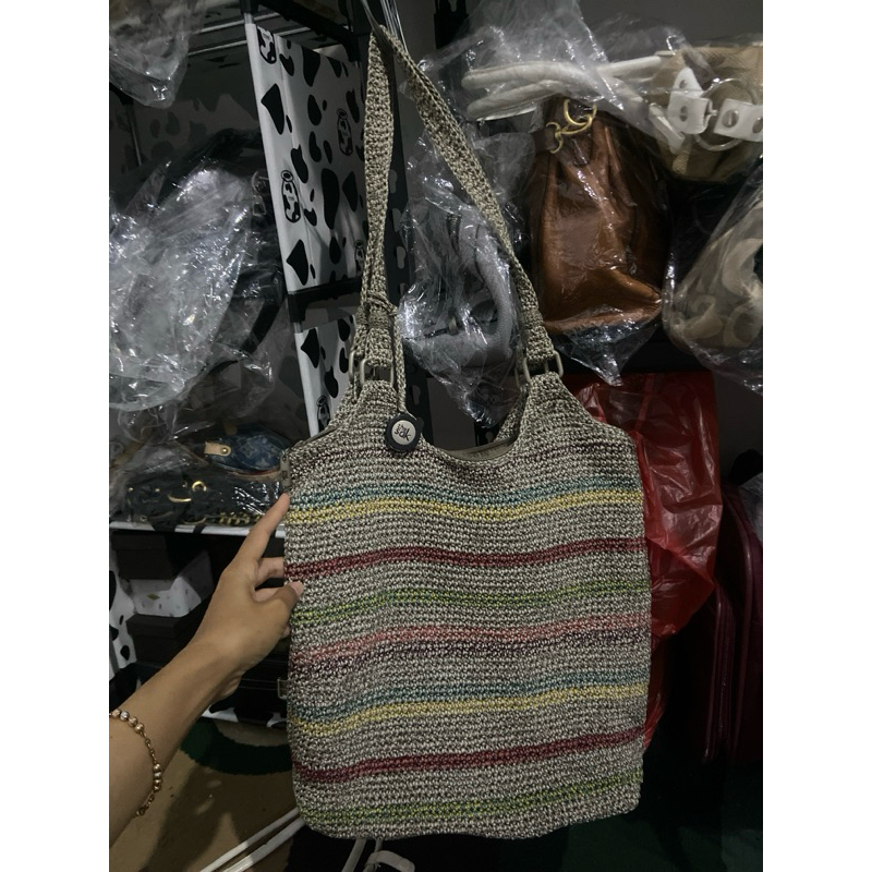 the sak rajut shoulderbag