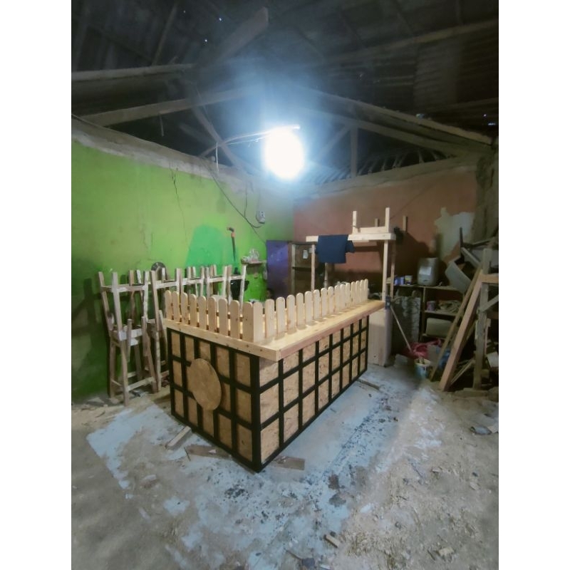 Mini bar/Meja bar murah dari kayu jati Belanda